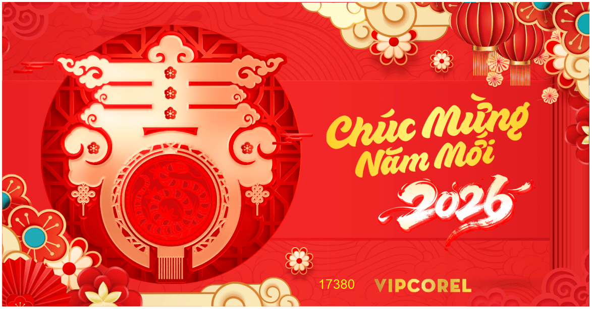 Backdrop Happy New Year 2026 file corel #207