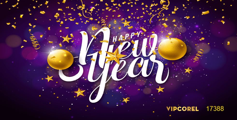 Backdrop Happy New Year 2026 file corel #215