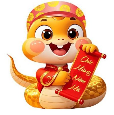 File gốc RẮN TẾT TRUYỀN THỐNG 2025 (ảnh chi tiết) để in trần