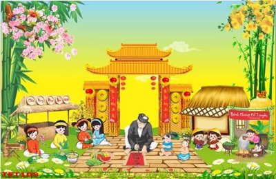 Tải file gốc file in baner tết 2023 phông tết tất niên khai xuân TET109 dùng cho in ấn