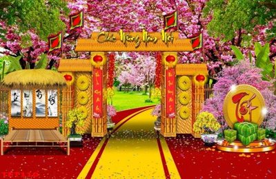 File gốc file in baner tết 2023 phông tết tất niên khai xuân TET110 (dành cho quảng cáo)