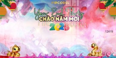 Mua file gốc file in banner tết 2025 phông tết tất niên khai xuân chúc mừng năm mới 2025 TET1128 (chất lượng) tại Filetranh.com