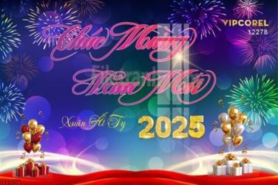 Mua file gốc file in banner tết 2025 phông tết tất niên khai xuân chúc mừng năm mới 2025 TET1158 (chất lượng) tại Filetranh.com