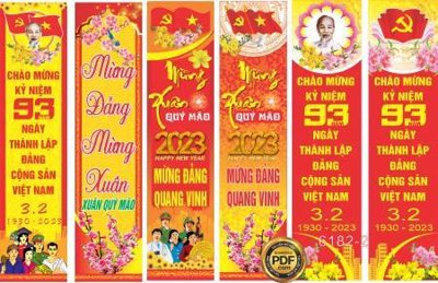 Tải file gốc file câu đối tết chúc mừng năm mới 2025 TET1432 (bản PSD) còn layer