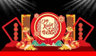 File tranh gốc File backdrop decor check in xuân ất tỵ 2025 TET1707 (bản quyền) file PSD