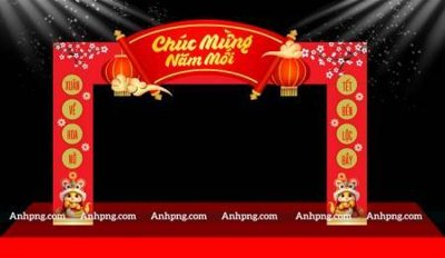 File in trần File backdrop decor check in xuân ất tỵ 2025 TET1722 (file gốc) hoa văn 3D