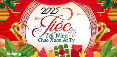 File gốc File phông nền tiệc tất niên tết 2025 Background backdrop chào xuân ất tỵ TET1798 (cho in ấn) độc quyền