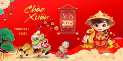 Ảnh mô tả file gốc in mica File backdrop phông chúc mừng năm mới tết 2025 ất tỵ TET2021