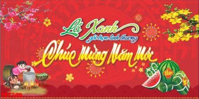 File tranh in tráng gương file in baner tết 2023 phông tết tất niên khai xuân TET208 (siêu nét)