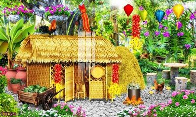 File gốc file in baner tết 2024 phông tiểu cảnh tết TTC64 (PNG) không nền chất lượng