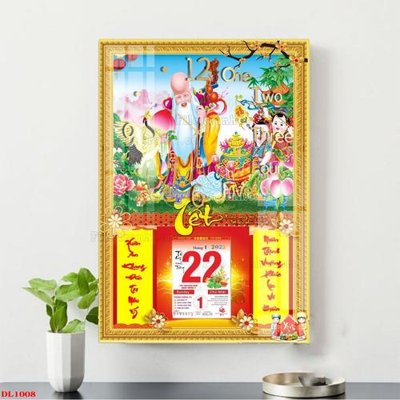 File in mica File in đốc lịch block lịch DL1008 (bản gốc) sắc sảo