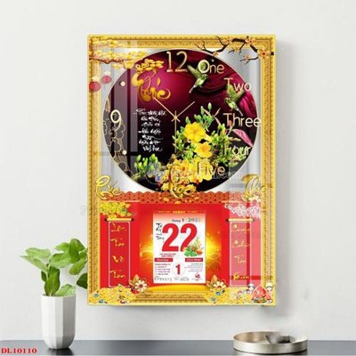 Download file gốc File in đốc lịch block lịch DL10110 (in mica) trong suốt