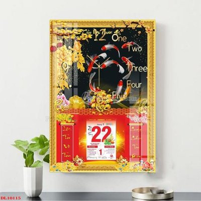 File gốc in ấn File in đốc lịch block lịch DL10115 chất lượng vượt trội