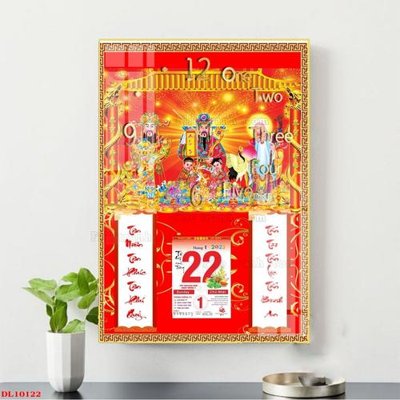 File tranh File in đốc lịch block lịch DL10122 (bản gốc) treo phòng ăn
