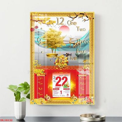 File gốc in mica File in đốc lịch block lịch DL10132 chất lượng