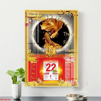 File tranh File in đốc lịch block lịch DL10150 (bản gốc) in lụa 3D