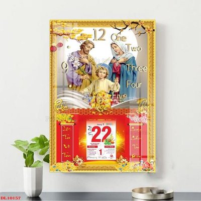 File tranh File in đốc lịch block lịch DL10157 (ảnh gốc) cho in ấn kỹ thuật số