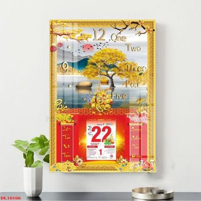 File tranh File in đốc lịch block lịch DL10166 (ảnh gốc) cho in ấn kỹ thuật số