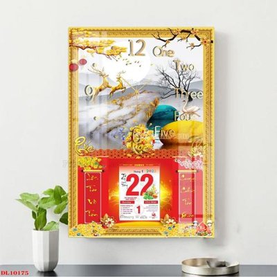 File in mica File in đốc lịch block lịch DL10175 (bản gốc) siêu trong