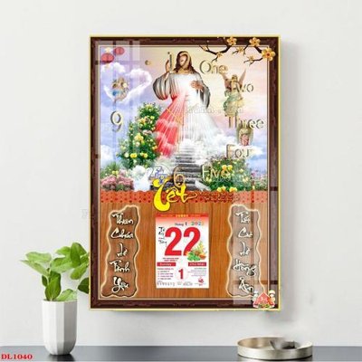 Ảnh gốc File in đốc lịch block lịch DL1040 (nét căng) in mica