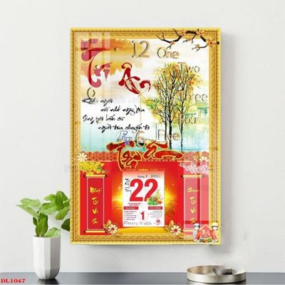 File PSD in ấn File in đốc lịch block lịch DL1047 (chất lượng cao)