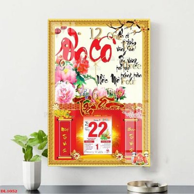 File in mica File in đốc lịch block lịch DL1052 (ảnh gốc) đẹp