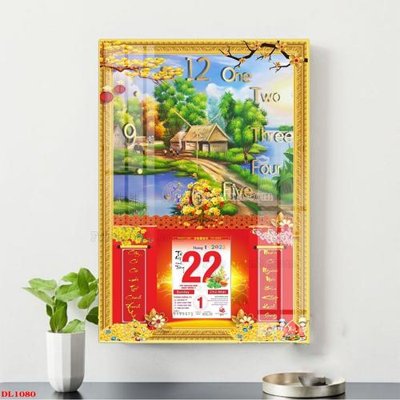 File ảnh File in đốc lịch block lịch DL1080 (gốc) cho trang trí nhà hàng
