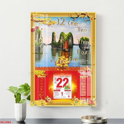 File tranh quảng cáo File in đốc lịch block lịch DL1084 (file gốc) chuyên nghiệp