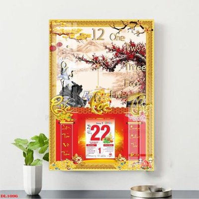 File gốc File in đốc lịch block lịch DL1096 (dành cho trang trí nội thất)