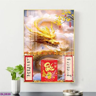 File gốc File in đốc lịch tết block lịch TDL2020 (phong cách) cổ điển