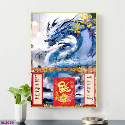 File tranh gốc File in đốc lịch tết block lịch TDL2039 chủ đề hiện đại