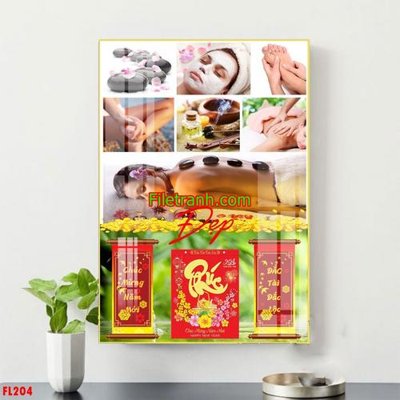Download file gốc File in tranh đốc lịch tết block lịch FL204 (độ nét cao)