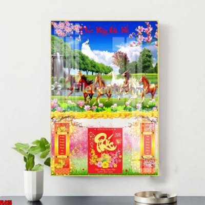 File tranh ảnh gốc File in tranh đốc lịch tết block lịch ất tỵ con rắn FL415 dùng cho in khổ lớn