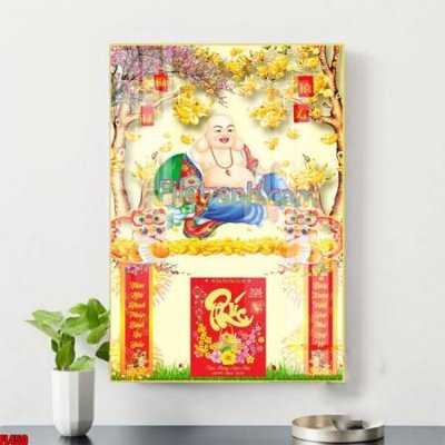File tranh File in tranh đốc lịch tết block lịch ất tỵ con rắn FL450 (bản gốc) treo phòng ăn