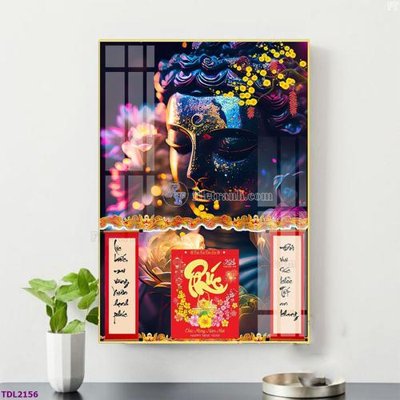File gốc File in đốc lịch tết block lịch TDL2156 (in tráng gương) hiện đại