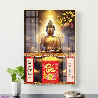 File gốc File in đốc lịch tết block lịch TDL2174 (in mica) cắt laser