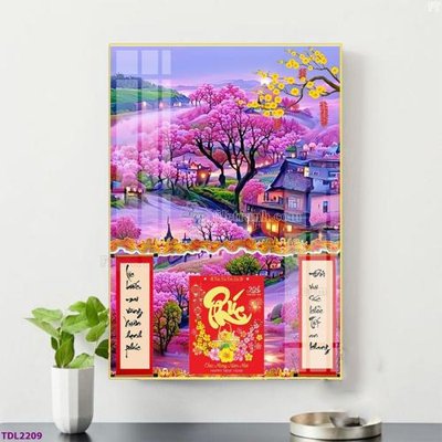 File tranh File in đốc lịch tết block lịch TDL2209 (ảnh gốc) không bị mờ