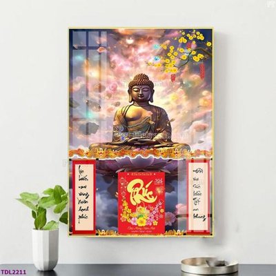 File tranh File in đốc lịch tết block lịch TDL2211 (gốc) in backlit film