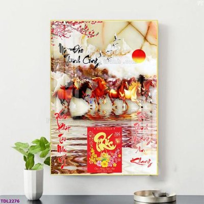 Tải file tranh gốc File in đốc lịch tết block lịch TDL2276 chất lượng cao