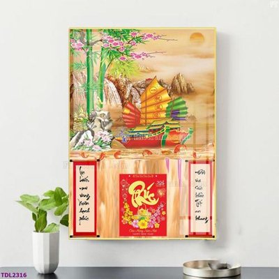 File in ấn File in đốc lịch tết block lịch TDL2316 (bản gốc) từ file gốc