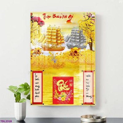 Tải về hình ảnh gốc File in đốc lịch tết block lịch TDL2318 sắc nét