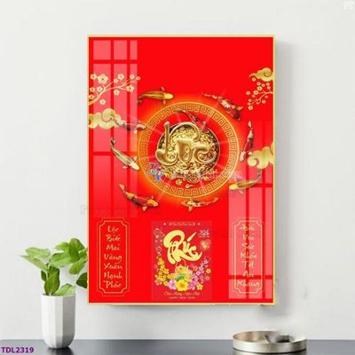 File gốc File in đốc lịch tết block lịch TDL2319 (in lụa) cao cấp