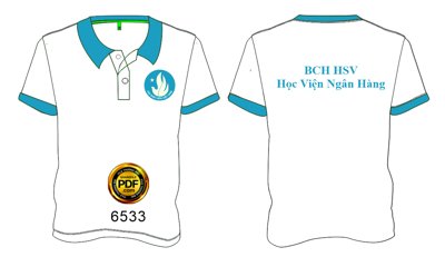File PSD Áo thun đồng phục Hội Sinh Viên file vector (chất lượng in ấn)