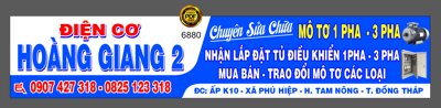 File tranh Điện cơ Hoàng Giang 2 - sửa chữa mô tơ (gốc) phong cách tối giản