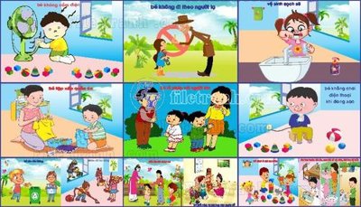 File tranh 17+ Tranh trang tri truong mam non (16) (gốc) phong cách tối giản