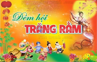 File tranh 28+ Backdrop trung thu (6) (bản gốc) in lụa dán tường