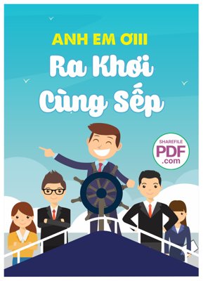 File gốc Anh em ơi ra khơi cùng sếp file vector PDF (cho in ấn) từ Filetranh.com