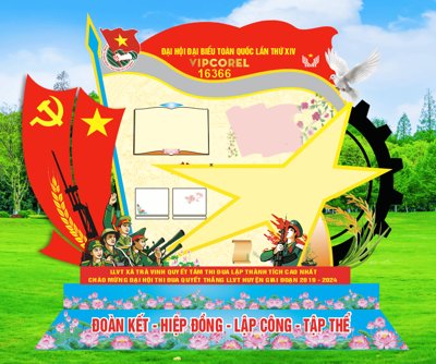 Download file gốc Báo tường Đại hội đại biểu toàn quốc lần thứ XIV (dùng cho in ấn)