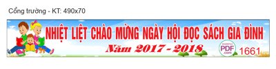File gốc Băng rôn Chào mừng ngày hội đọc sách file PDF & CDR (in mica) làm bảng hiệu