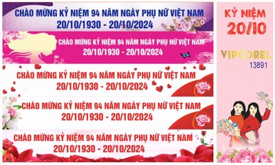 Tải file Băng rôn Chào mừng ngày phụ nữ Việt Nam 20-10 (ảnh gốc) in tráng gương